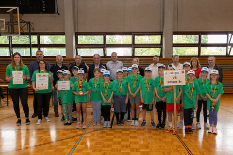 Über Platz Drei konnten sich die Schüler*innen der 3c der Volksschule Kittsee freuen.