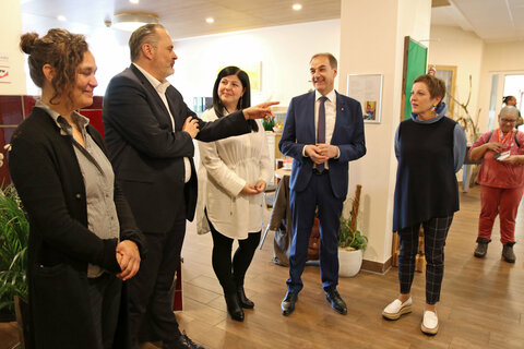 Landeshauptmann Doskozil im Gespräch