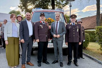 Die Freiwilligen Feuerwehr Buchschachen lud am Samstag zum Festakt der Fahrzeugweihe.