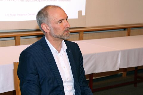 Start der BAuland info tour in Neusiedl am See mit Landesrat Dorner