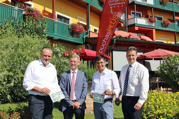 LH Hans Peter Doskozil, Josef Puchas, LR Christian Illedits, WiBuG-GF Harald Zagiczek