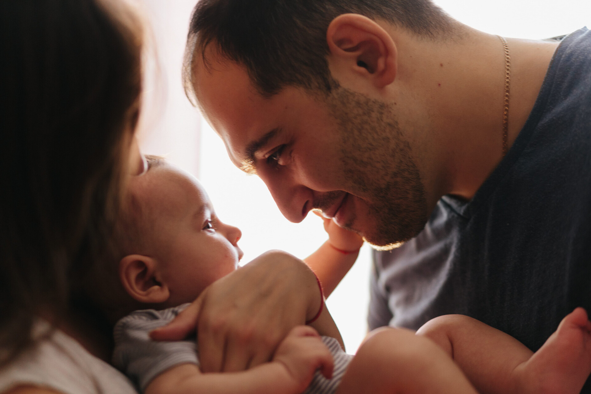 Baby mit Eltern