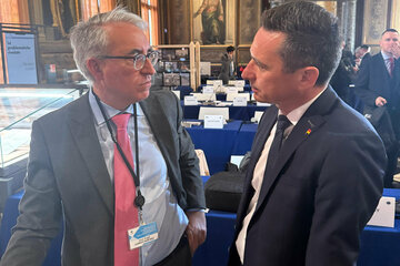 Robert Hergovich im Gespräch mit Garrido Martínez (Rioja)