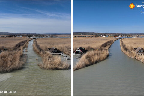Ansicht vom Goldenen Tor in Rust