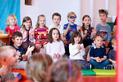 Kinder aus dem Naturpark-Kindergarten