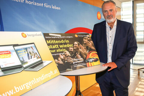 Landeshauptmann Hans Peter Doskozil kündigte Aufklärungskampagne, niederschwellige Impfangebote und eine Impflotterie zur Anhebung der Impfquote im Burgenland an