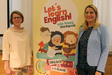 Englisch in der Volksschule mit Landesrätin Winkler