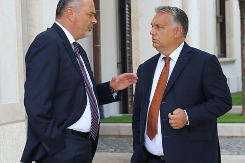 Landeshauptmann Hans Peter Doskozil traf auf Ministerpräsident Viktor Orbán.
