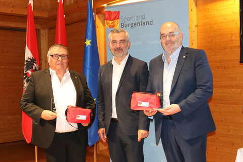 Sportlandesrat Heinrich Dorner ehrte burgenländische Sportlerinnen und Sportler