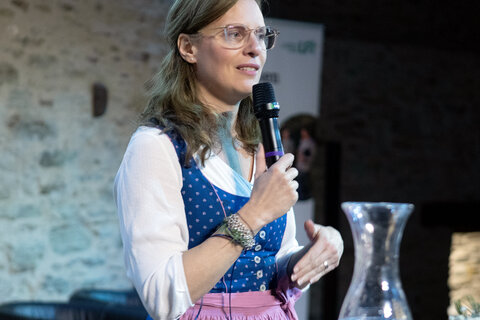 Landeshauptmann-Stellvertreterin Anja Haider-Wallner bei ihrer Festansprache.