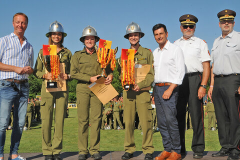 Bei den Damen siegte Rudersdorf-Berg 1 in beiden Kategorien
