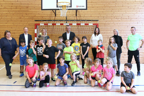 Viel Spaß hatten die Kinder bei der ersten URFIT-Stunde