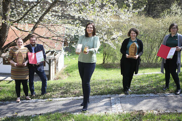 In der Kategorie „Anerkennung Bioprodukt“ wurden der Verein Lafnitztaler Bauernspezialitäten & Catering sowie der Biohof Koch von LH-Stellvertreterin Mag.a Eisenkopf mit dem „Bio-Innovationspreis Burgenland“ ausgezeichnet