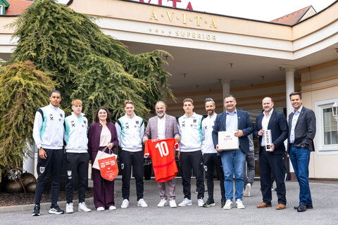 Die ÖFB-Youngsters finden bei ihrem Training in Bad Tatzmannsdorf perfekte Bedingungen vor.