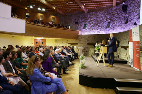 Landeshauptmann Hans Peter Doskozil bei seiner Ansprache