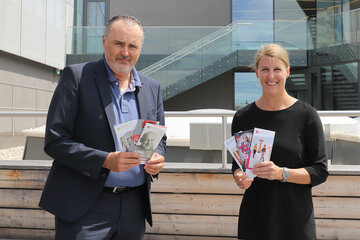 Landeshauptmann Hans Peter Doskozil und KBB-Geschäftsführerin DI Barbara Weißeisen-Halwax präsentierten das Kultursommer-Burgenland-Programm