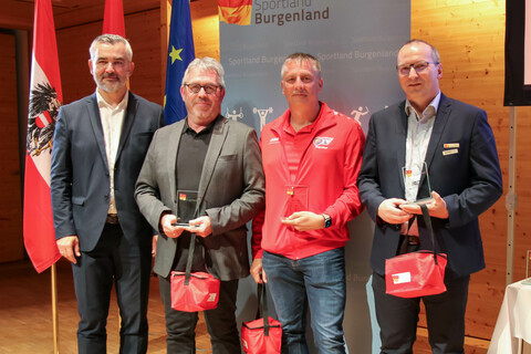 Sportlandesrat Heinrich Dorner ehrte burgenländische Sportlerinnen und Sportler