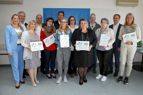 MINT Gütesiegel Gruppenfoto
