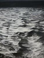 Uruda Dana, "Meer", 2009,Öl/Lw