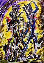 Egon Schiele gefangen in vier Dimensionen