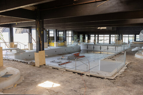 Baustelle Hallenbad Neusiedl am See