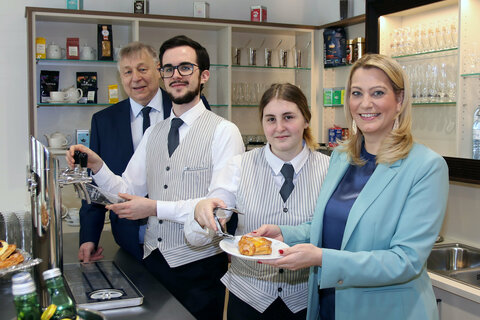 Neuer Gastrobereich für die Berufsschule Eisenstadt