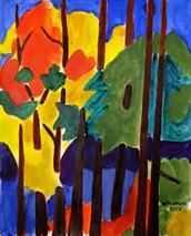 Herbstwald beim Ottensteiner Stausee