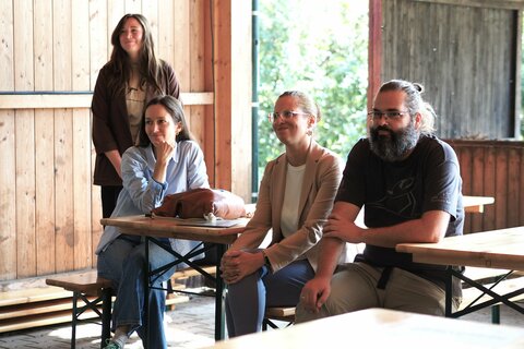 Projektmitarbeiterin Tina Achs, Referentin Victoria Werner, LH-Stv.in Anja Haider-Wallner, Harald Grabenhofer, Fachbereichsleiter Nationalpark-Forschung
