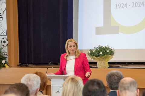 Landeshauptmann Mag. Hans Peter Doskozil und Landesrätin Mag.a (FH) Daniela Winkler gratulierten zum 100-jährigen Bestandsjubiläum.