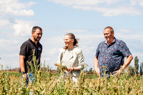 Besuch der Versuchsflächen des EU-Projekts LIFE Pannonic Salt in St. Andrä