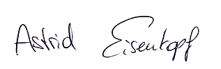 Unterschrift LH-Stv. Astrid Eisenkopf