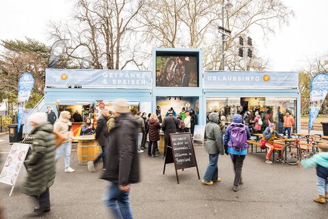 Das Burgenland präsentierte sich beim Bike Festival Wien als attraktive Raddestination.