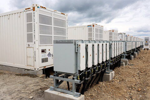 Der neue Batteriespeicher in Nickelsdorf
