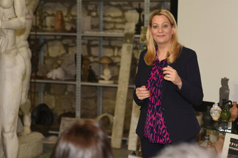 Landesrätin Mag.a (FH) Daniela Winkler bei der Begrüßung