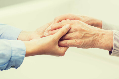 Hände halten - Symbolbild