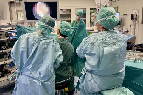Einblick in eine urologische Operation