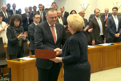Landeshauptmannwechsel Februar 2019 - LH Doskozil übernimmt von LH Niessl (Video)