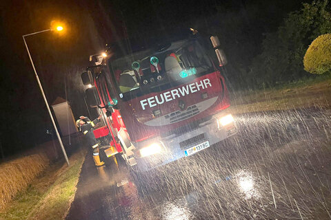 Unwettereinsätze forderten die Feuerwehren des Landes