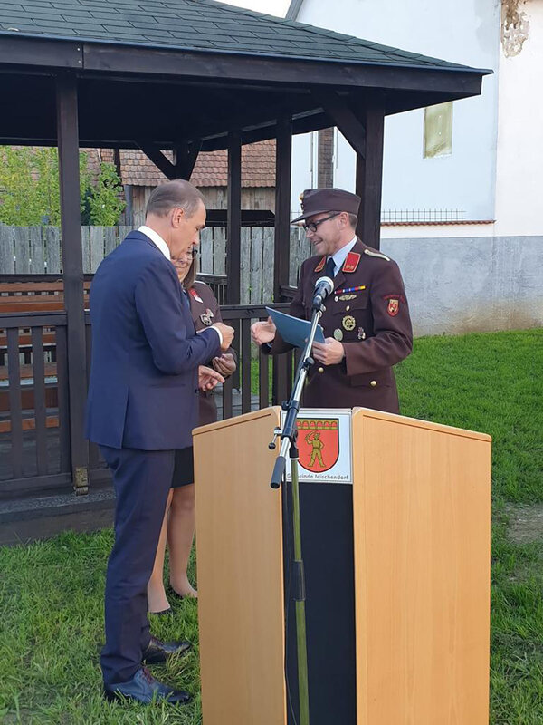 FF Rohrbach an der Teich feiert 100 JahrGründungsjubiläum Land
