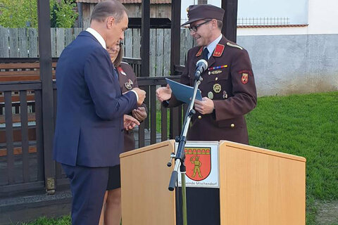 FF Rohrbach an der Teich feiert 100 JahrGründungsjubiläum Land