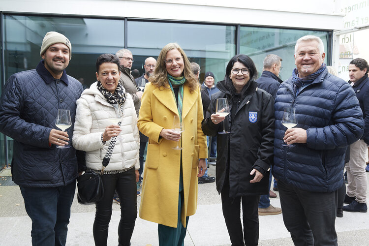 LH-Stv.in Anja Haider-Wallner bei der Weinsegnung der Podersdorfer SeeWinzer.