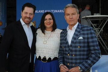 Landeshauptmann-Stellvertreterin Astrid Eisenkopf eröffnet das Kultuinarium in Wien  mit Alfons Haider und Daniel Serafin