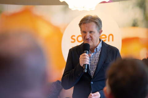 Sonnentherme-Geschäftsführer Werner Cerutti präsentierte Details zu den Ausbauplänen.