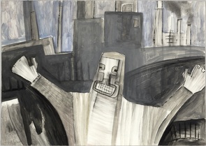 „Der Schrei“ aus dem Zyklus Das Irrsein hat schon begonnen