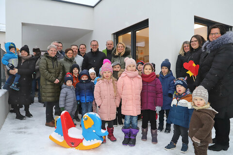 Eröffnung der neuen Kinderkrippe in Sieggraben