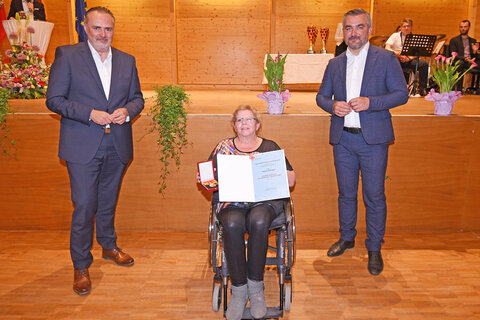 Andrea Pöllinger, Landessportehrenzeichen in Gold