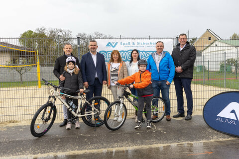 LAndesrat Dorner präsentierte die AUVA Radworkshops in den burgenländischen Volksschulen