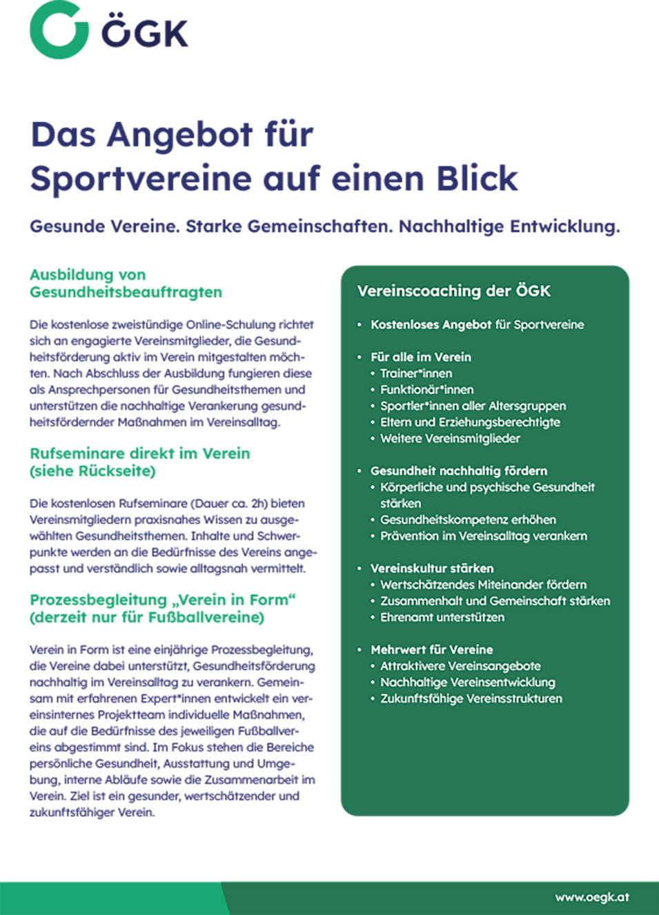 Infoblatt