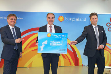 Wirtschaftslandesrat Dr. Leonhard Schneemann stellte gemeinsam mit den Geschäftsführern der Wirtschaftsagentur Burgenland, Mag. Harald Zagiczek und Mag. Michael Gerbavsits, das neue Instrument zur Stärkung der burgenländischen Wirtschaft vor.