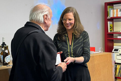 Landeshauptmann-Stellvertreterin Anja Haider-Wallner und Kurt Smetana